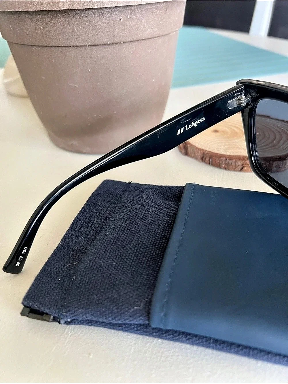 Le Specs Black Sunglasses